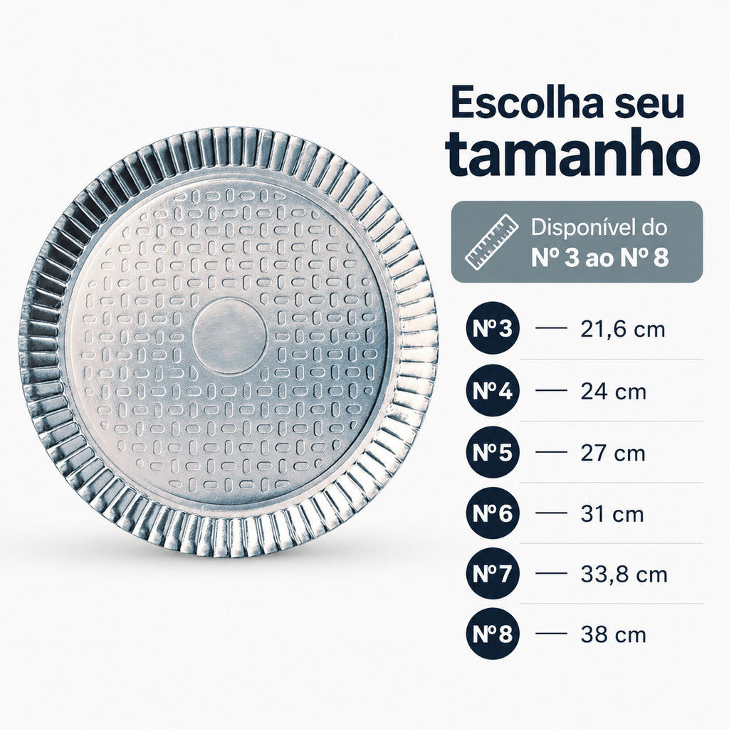 Prato Laminado Redondo Prata Kit 10 Un Prato Descartável Para Bolo Kit Festa Aniversário Decoração N3 A N8