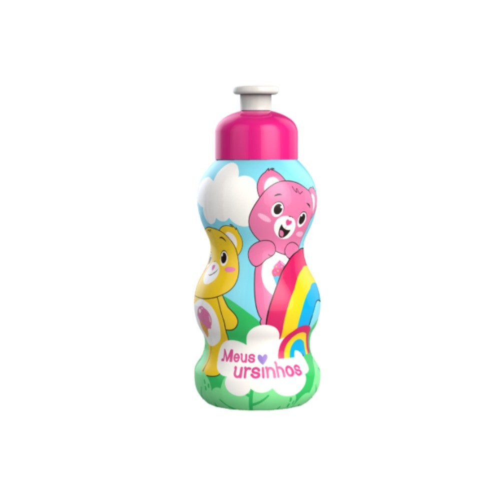 Garrafa Infantil Ursinhos 300ml Panamby Garrafinha De Água Para Suco Criança Suco Garrafa Infantil