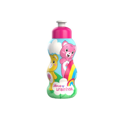 Garrafa Infantil Ursinhos 300ml Panamby Garrafinha De Água Para Suco Criança Suco Garrafa Infantil