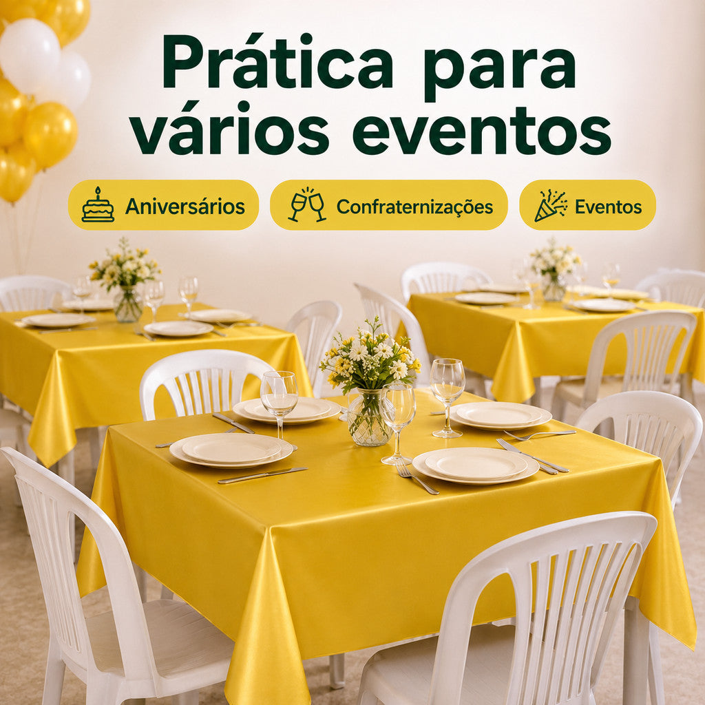 Toalha De Mesa Para Festa Kit 10 Un Decoração Festa De Aniversário Decoracao Eventos Perolizada