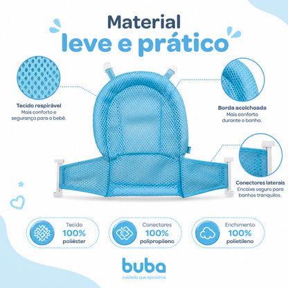 Rede De Banho Para Bebê Buba Rede Para Banheira De Bebê Proteção Banheira Para Segurança Banho
