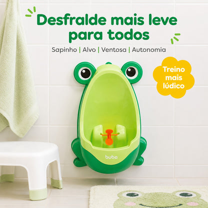 Penico Mictório Infantil Sapinho Buba Para Desfralde Menino Pinico Infantil Troninho Privadinha