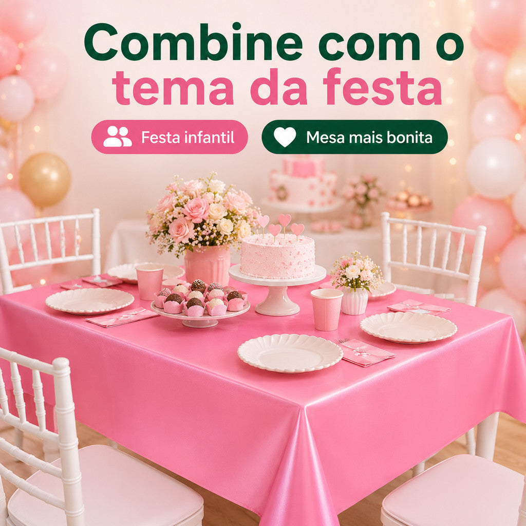 Toalha De Mesa Para Festa Kit 10 Un Decoração Festa De Aniversário Decoracao Eventos Perolizada