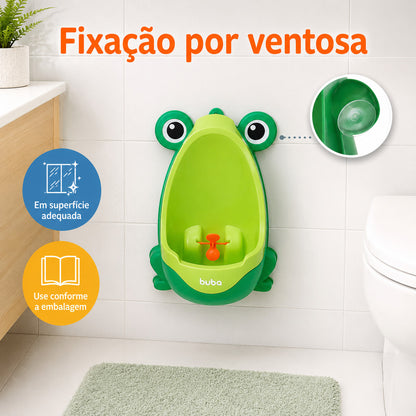 Penico Mictório Infantil Sapinho Buba Para Desfralde Menino Pinico Infantil Troninho Privadinha