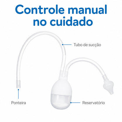 Aspirador Nasal Bebê Buba Sugador Catarro Infantil Higiene Bebe Produtos De Higiene Para Bebê Sucção