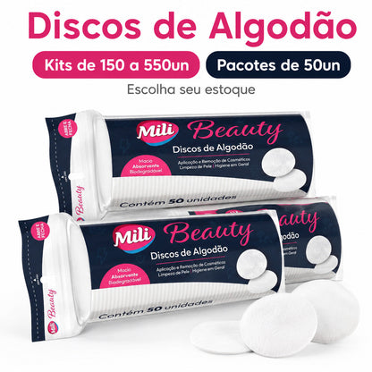 Discos De Algodão Mili 150 250 350 550 Un Algodao Disco Skin Care Higiene Do Bebê Limpeza De Pele