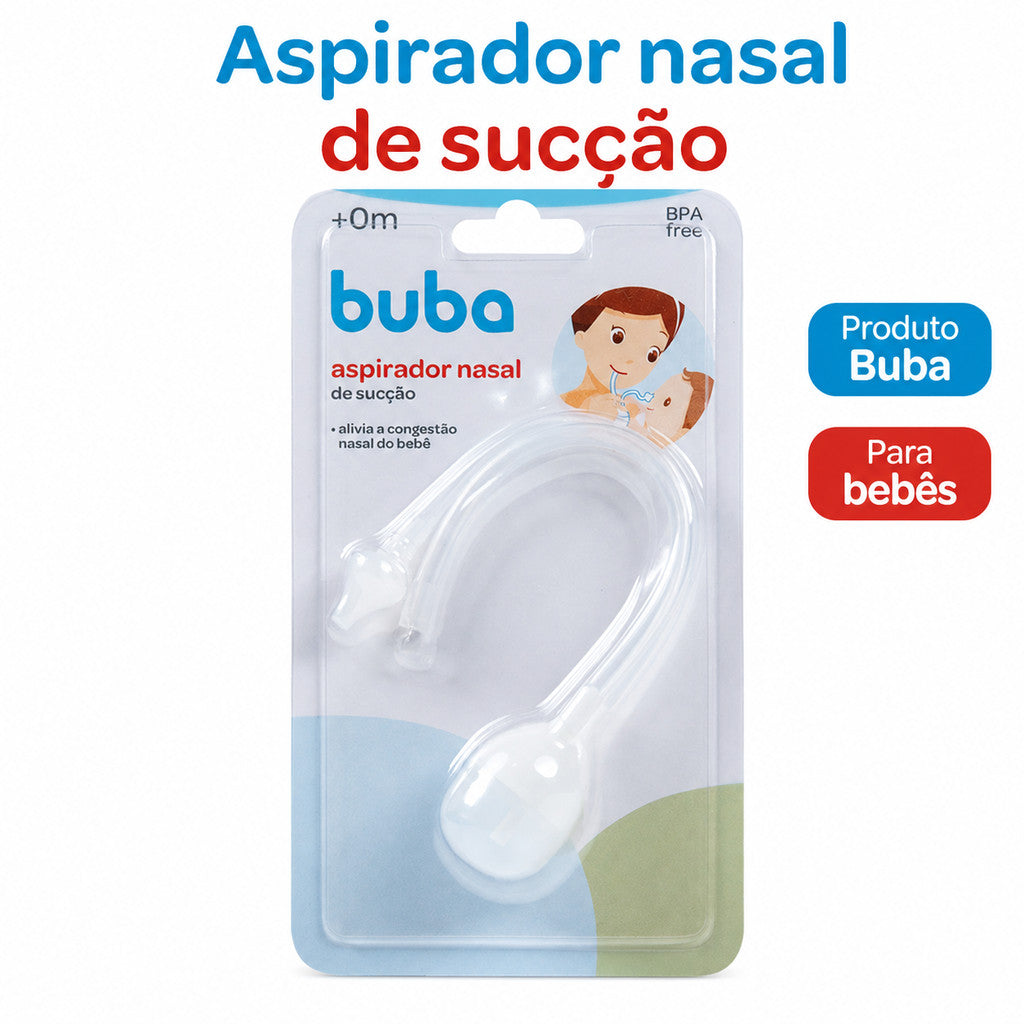 Aspirador Nasal Bebê Buba Sugador Catarro Infantil Higiene Bebe Produtos De Higiene Para Bebê Sucção