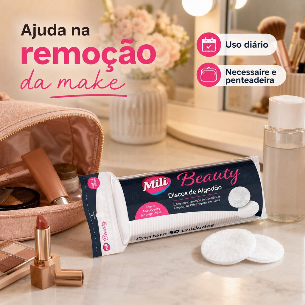 Discos De Algodão Mili 150 250 350 550 Un Algodao Disco Skin Care Higiene Do Bebê Limpeza De Pele