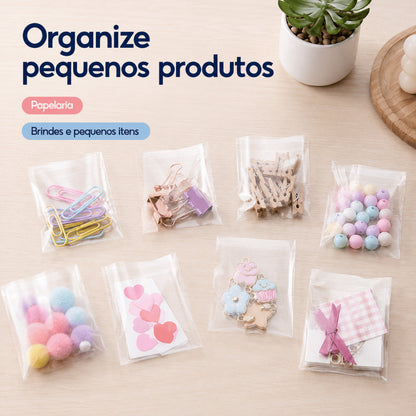 Saco Transparente Incolor 10x15 50 Un Para Lembrancinha Festa Casamento Doces Organizador Aniversário
