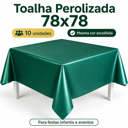 Toalha De Mesa Para Festa Kit 10 Un Decoração Festa De Aniversário Decoracao Eventos Perolizada